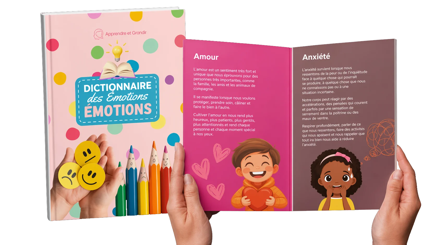 Livre Émotionnaire, le Dictionnaire des Émotions