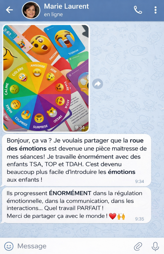 Capture d'écran de témoignage sur WhatsApp 1