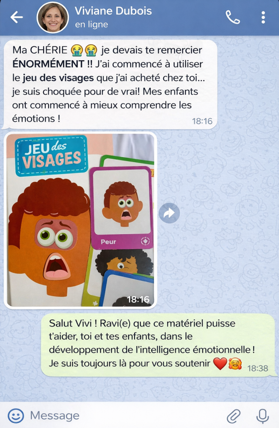 Capture d'écran de témoignage sur WhatsApp 3