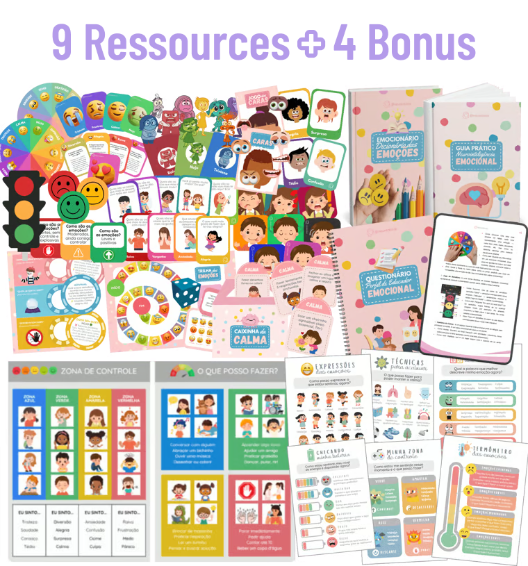 Image avec tous les matériels du Super Combo Intelligence Émotionnelle